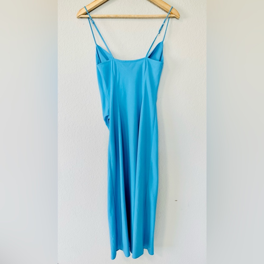Finders Keepers Calypso Midi Dress Blue Xxs NWT - Picture 4 of 9